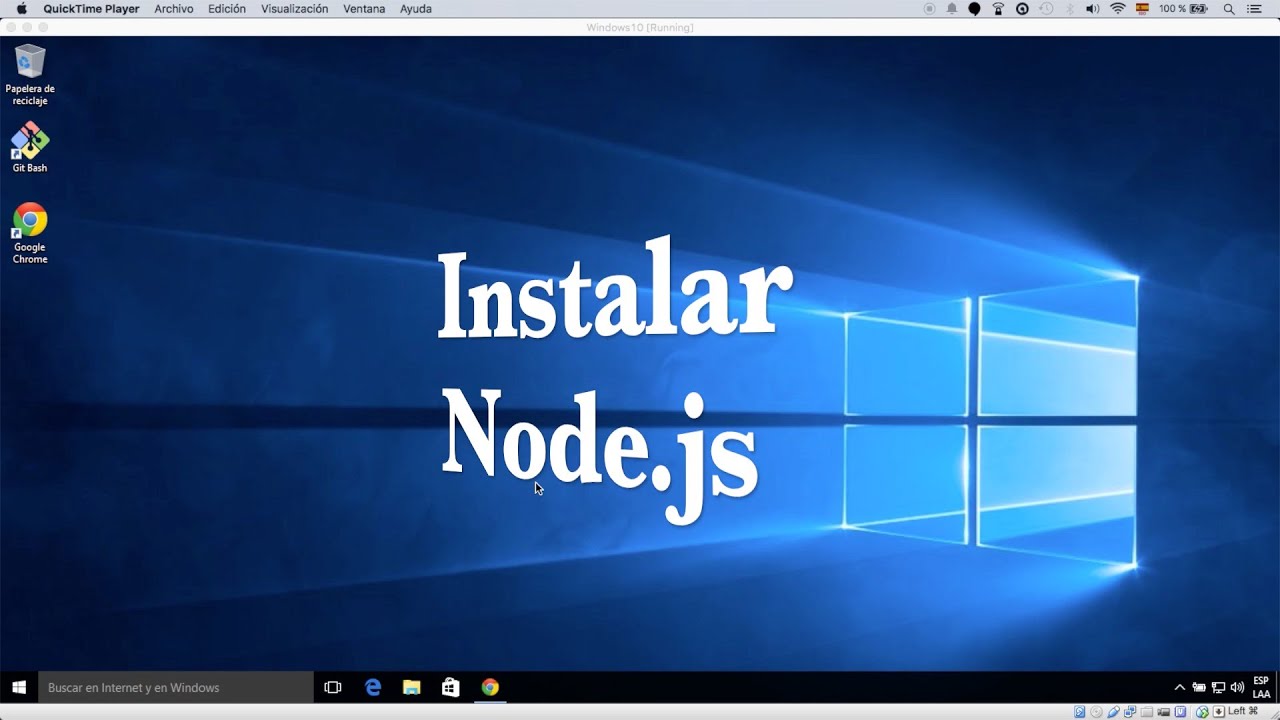 nodejs for windows10